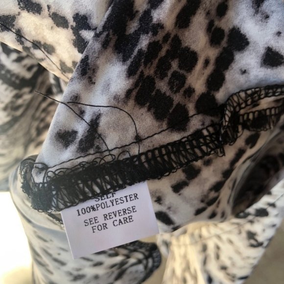 Davi & Dani Animal Python Print Shirt Dress NWT - Picture 12 of 12